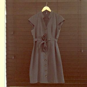 Gray business office dress